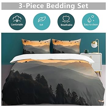 Amazon.com: NWTRK Parachute 3 Pieces Bedding Set Super Soft